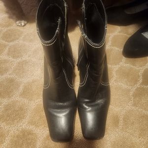 Black Boots with new heels